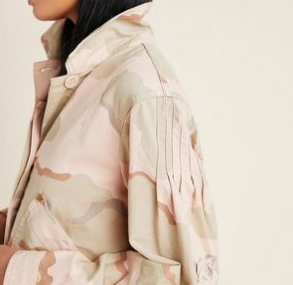 Anthropologie Utility Pink Camo Jacket - Picture 7 of 8